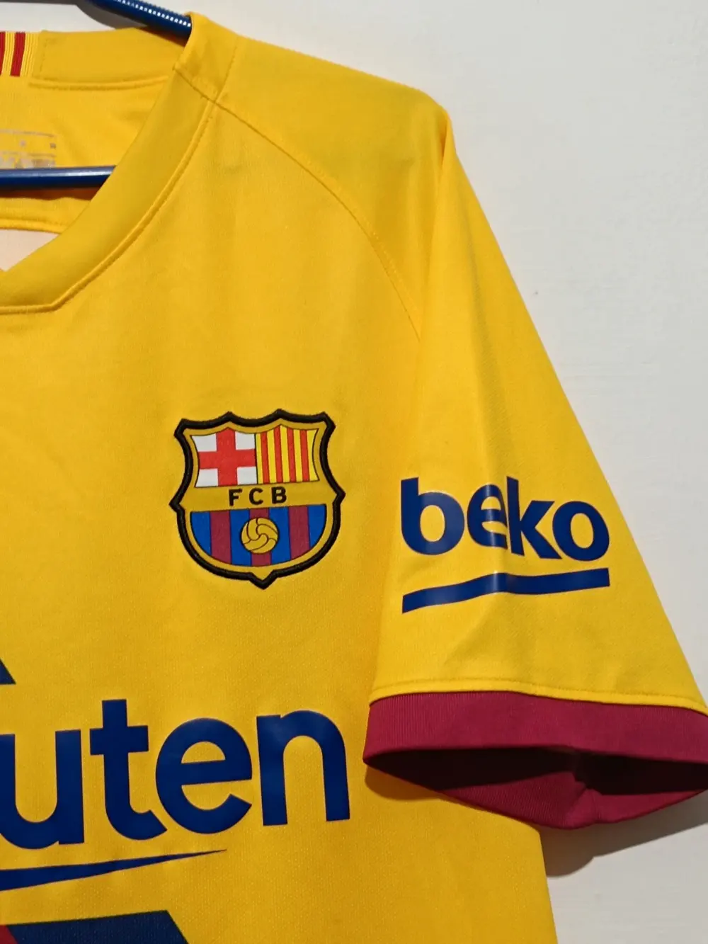Camiseta FC Barcelona 2a equipación temporada 2019/2020 F. De Jong 21 talla M, foto 3