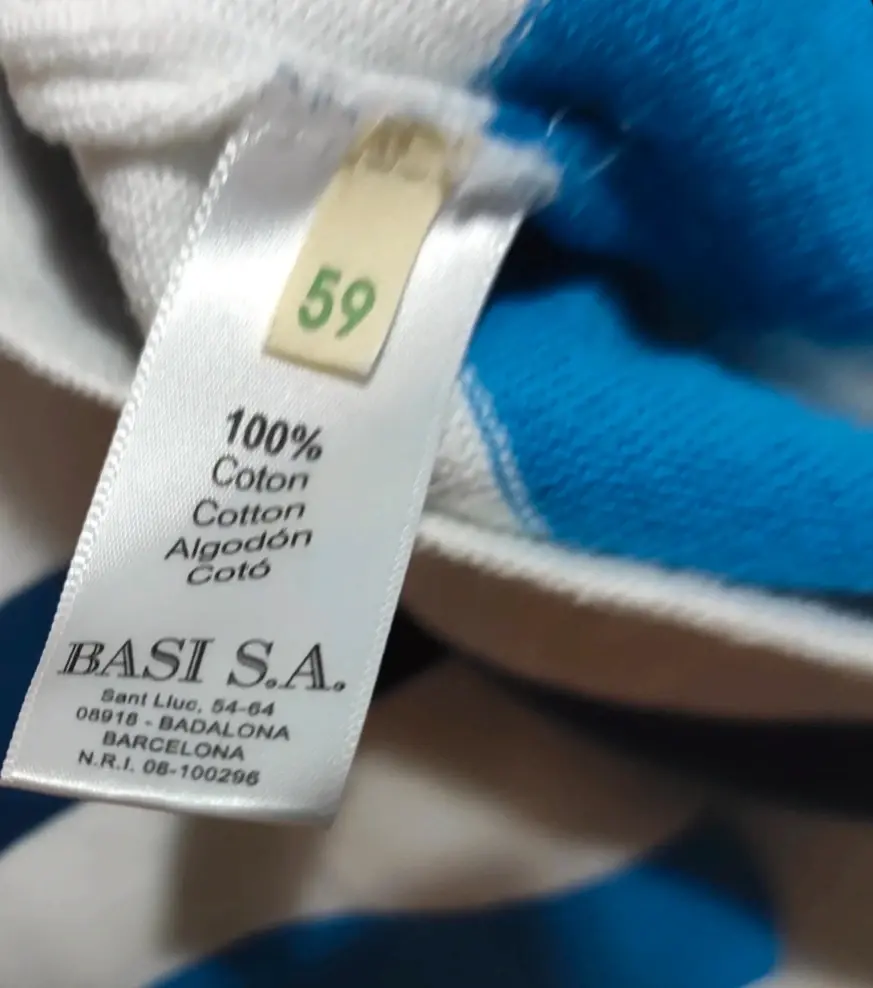 Jersey a rayas Lacoste talla 5 equivale a una L ver medidas, foto 4