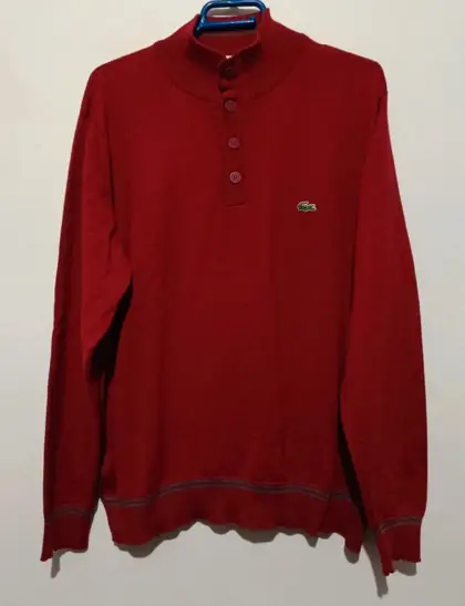 Jersey de lana Lacoste talla 6 equivale a una XL ver medidas