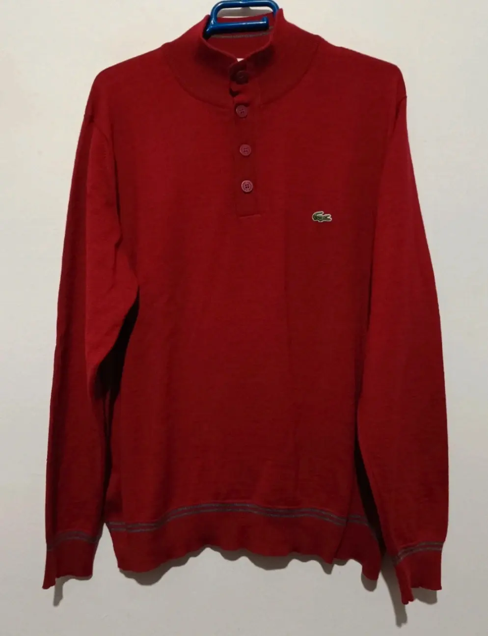 Jersey de lana Lacoste talla 6 equivale a una XL ver medidas
