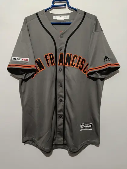 Camiseta San Francisco Giants #28 Posey MLB Majestic talla L