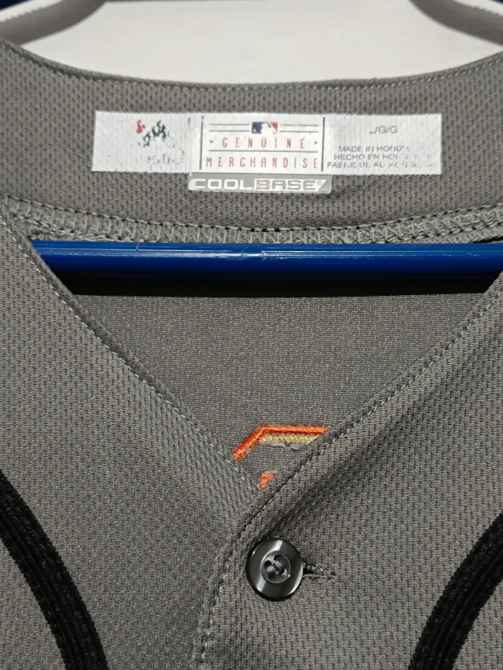 Camiseta San Francisco Giants #28 Posey MLB Majestic talla L, foto 4