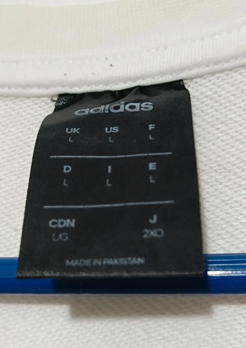 Jersey blanco Adidas C90 talla L, foto 2