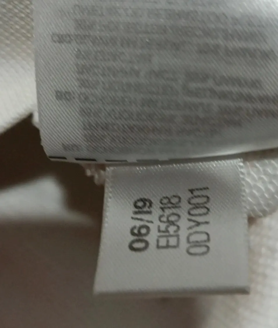 Jersey blanco Adidas C90 talla L, foto 5