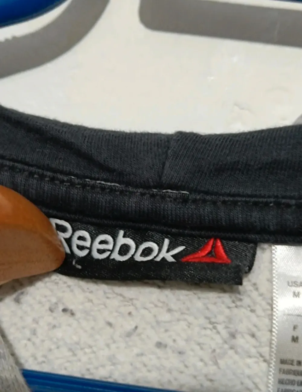 Sudadera Reebok Wor BL Ctn ply hood talla M*, foto 4