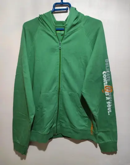 Sudadera con capucha y cremallera Adolfo Dominguez talla M*