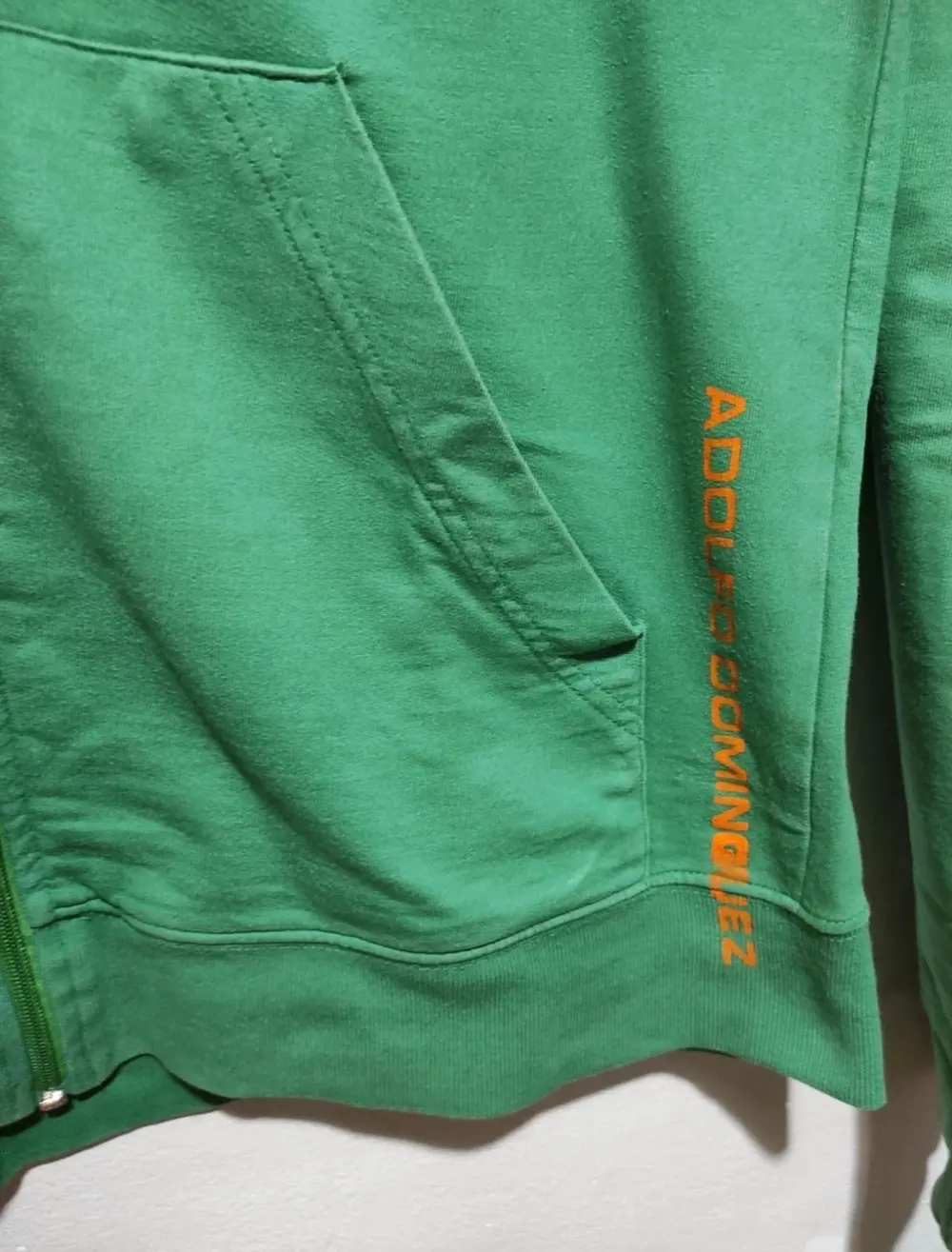 Sudadera con capucha y cremallera Adolfo Dominguez talla M*, foto 3