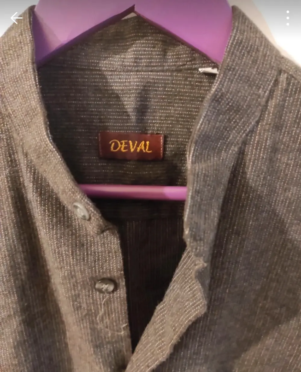 Camisa lisa Deval talla L*, foto 2