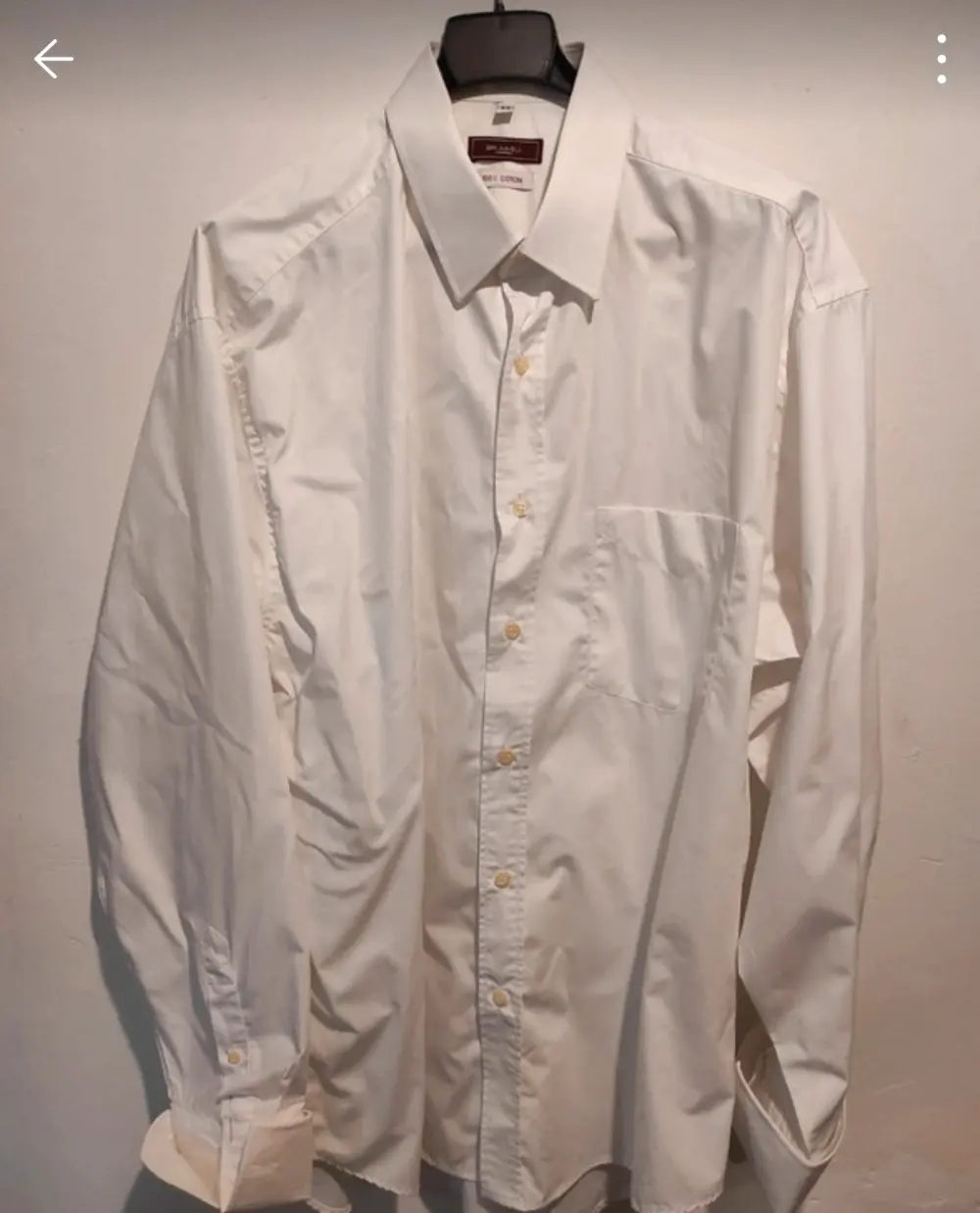 Camisa lisa Brummell talla L*