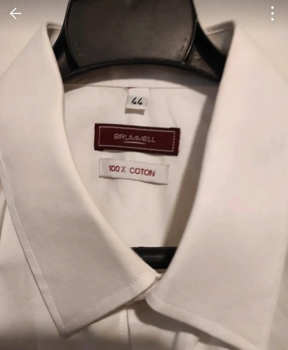 Camisa lisa Brummell talla L*, foto 2