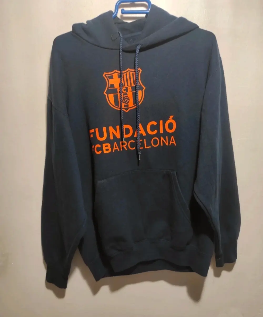 Sudadera con capucha Fundació Fc Barcelona,talla M*