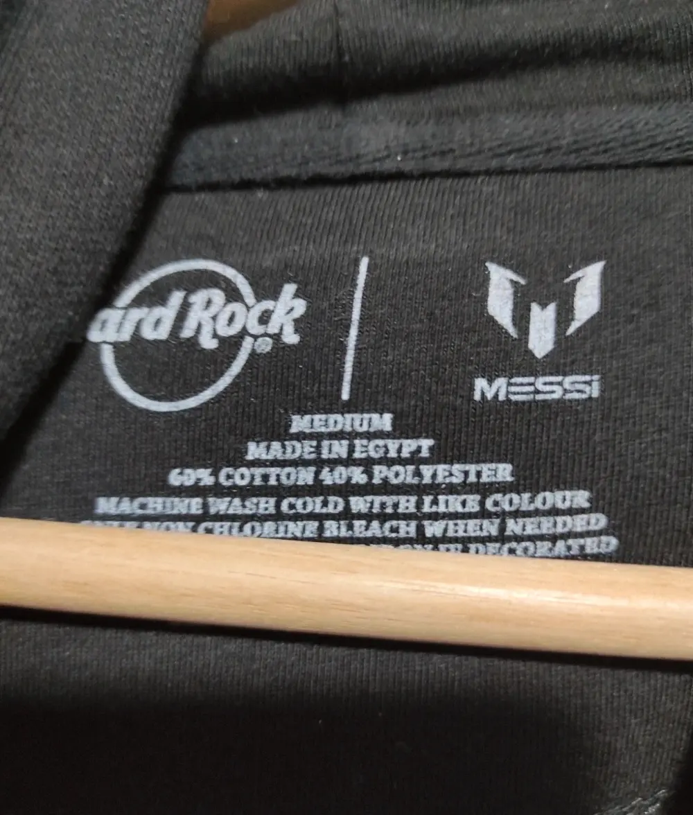 Sudadera con capucha Hard Rock cafe Messi,talla M*, foto 5