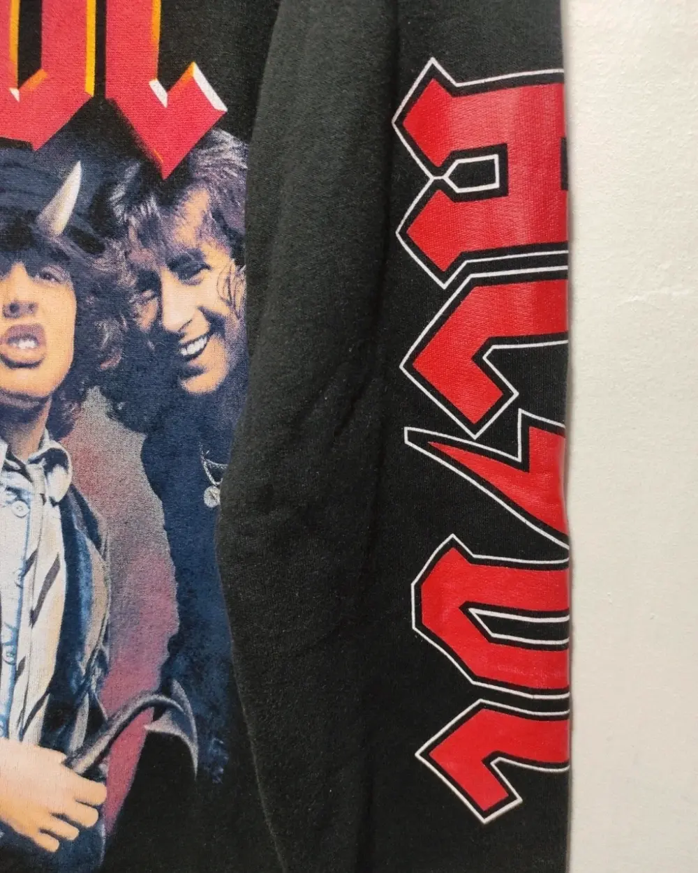 Sudadera con capucha AC/DC Bershka talla XS sirve para S ver medidas unisex *, foto 2