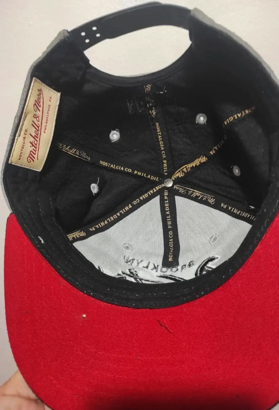 Gorra NBA Nets brooklyn Mitchell & Ness talla unica ajustable*, foto 4