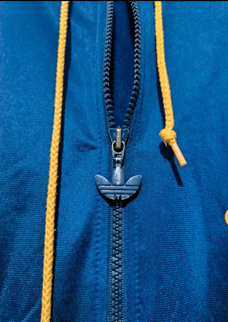 Chaqueta azul marino vintage Adidas años 90 talla S ver medidas, foto 4