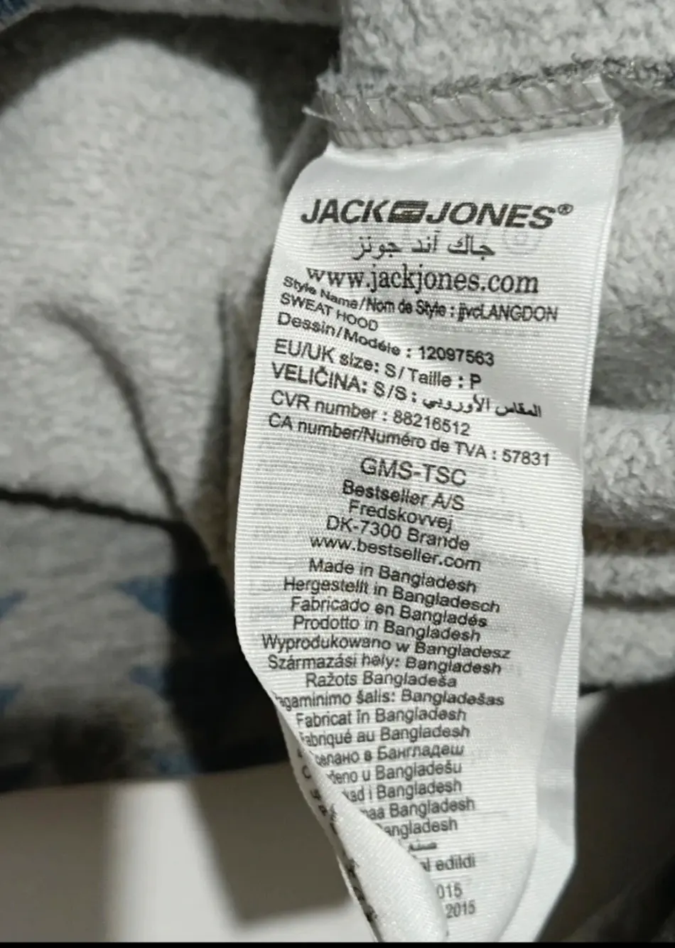 Sudadera con capucha Jack & Jones vintage Clth Co,talla s *, foto 5