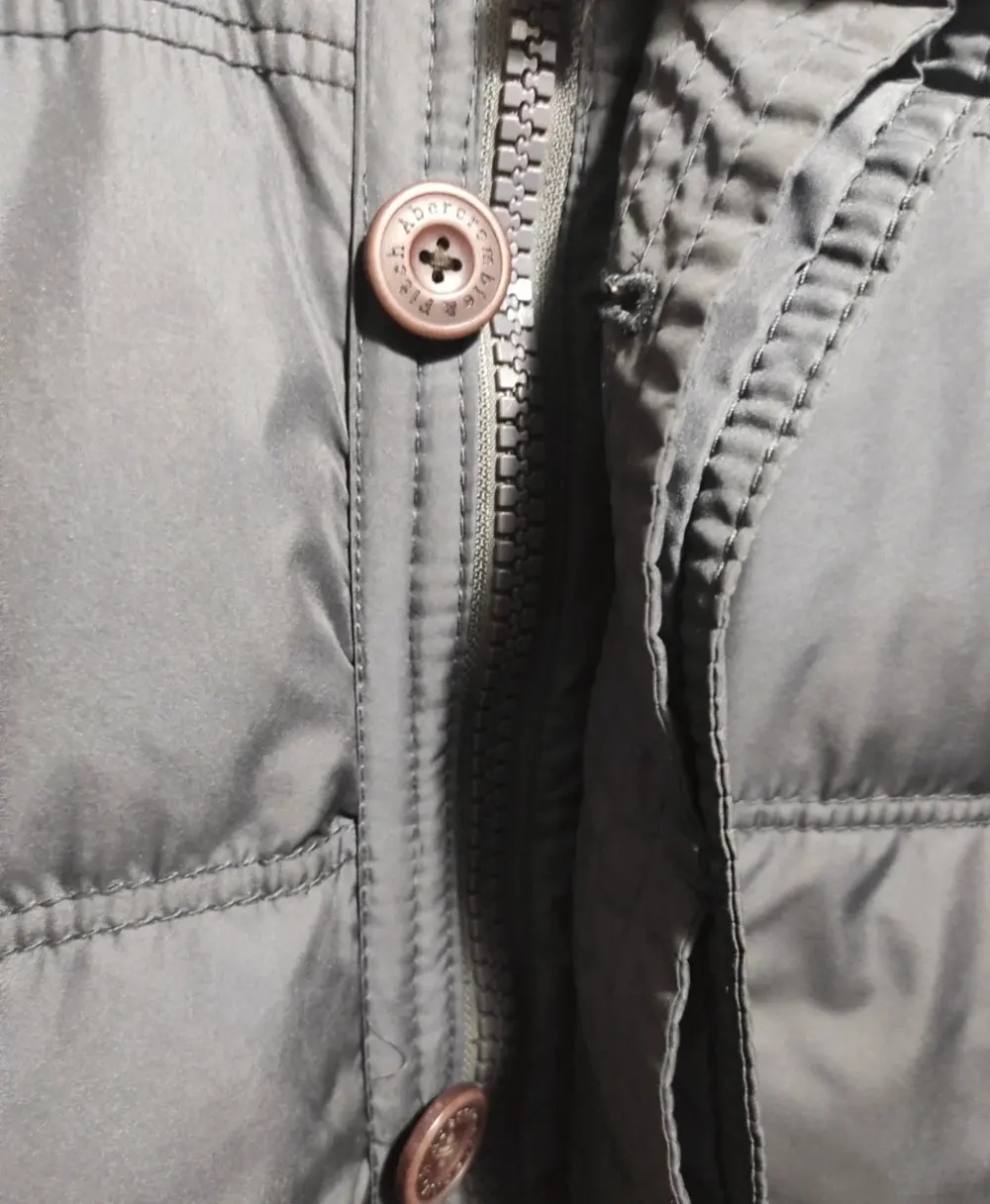 Plumifero con capucha Abercrombie & Fitch Kempshall talla M *, foto 5