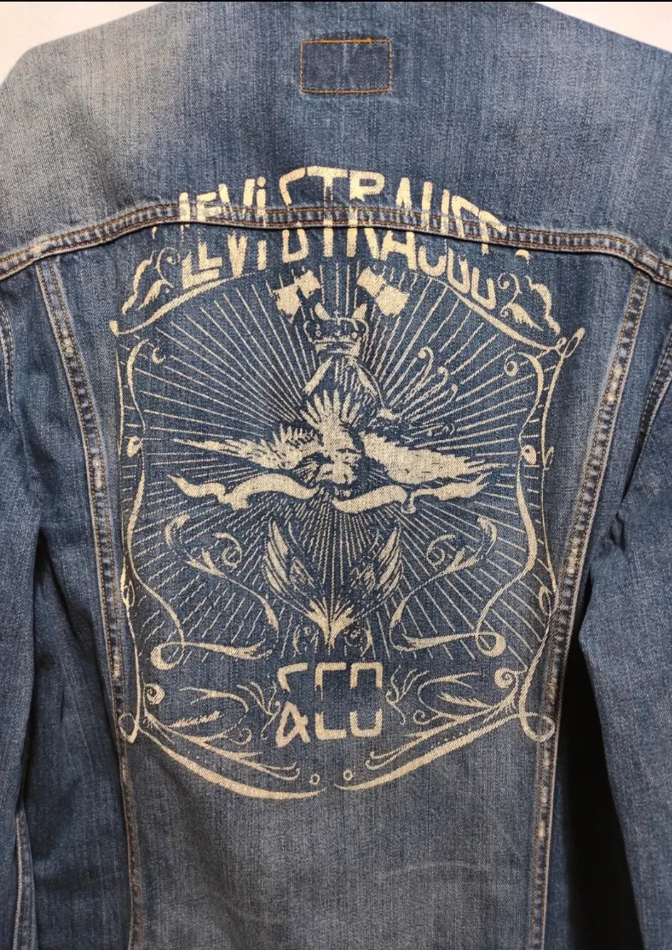 Cazadora vaquera Levi's Strauss logo trasero talla XL ver medidas, foto 4