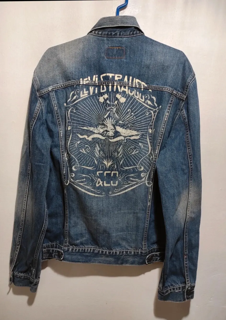 Cazadora vaquera Levi's Strauss logo trasero talla XL ver medidas, foto 5