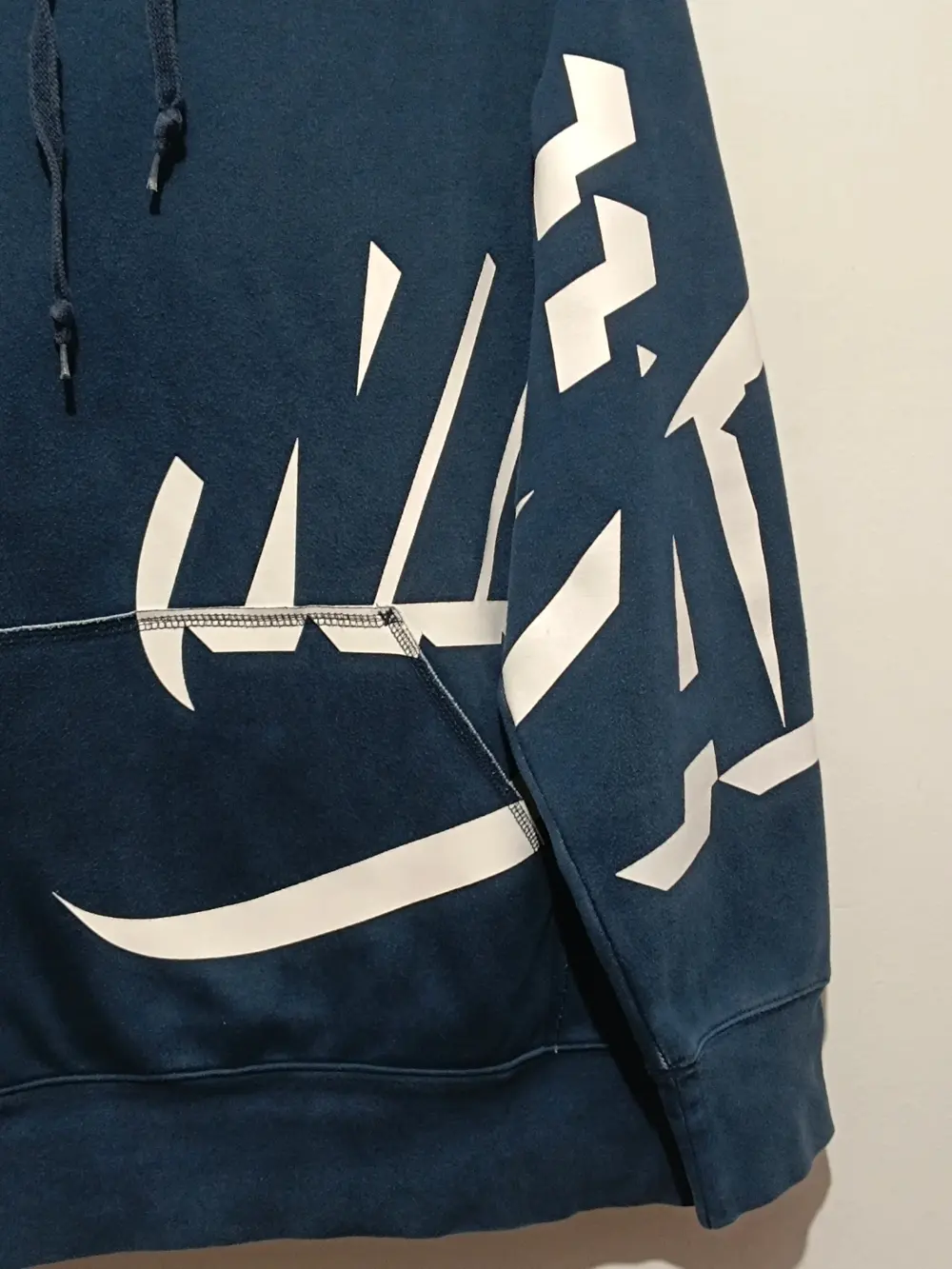 Sudadera con capucha vintage Y2K Nike logo grande talla L ver medidas, foto 2