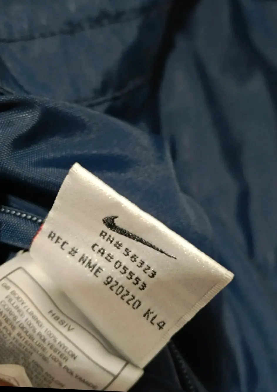 Chaqueta bomber plumón Nike Swoosh vintage reversible años 90 talla L ver medidas, foto 5