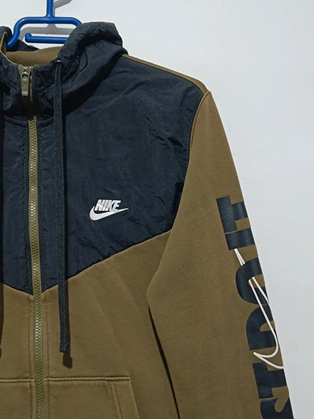 Chaqueta Nike vintage 90's just do It talla L sirve para M ver medidas, foto 3