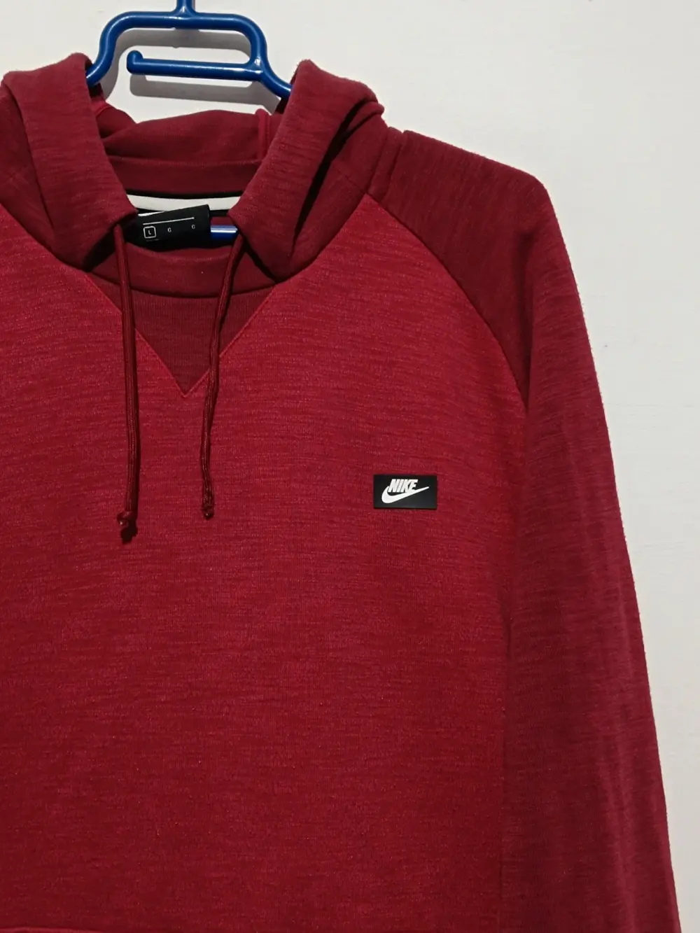 Sudadera Nike rojo burdeos talla L, foto 4