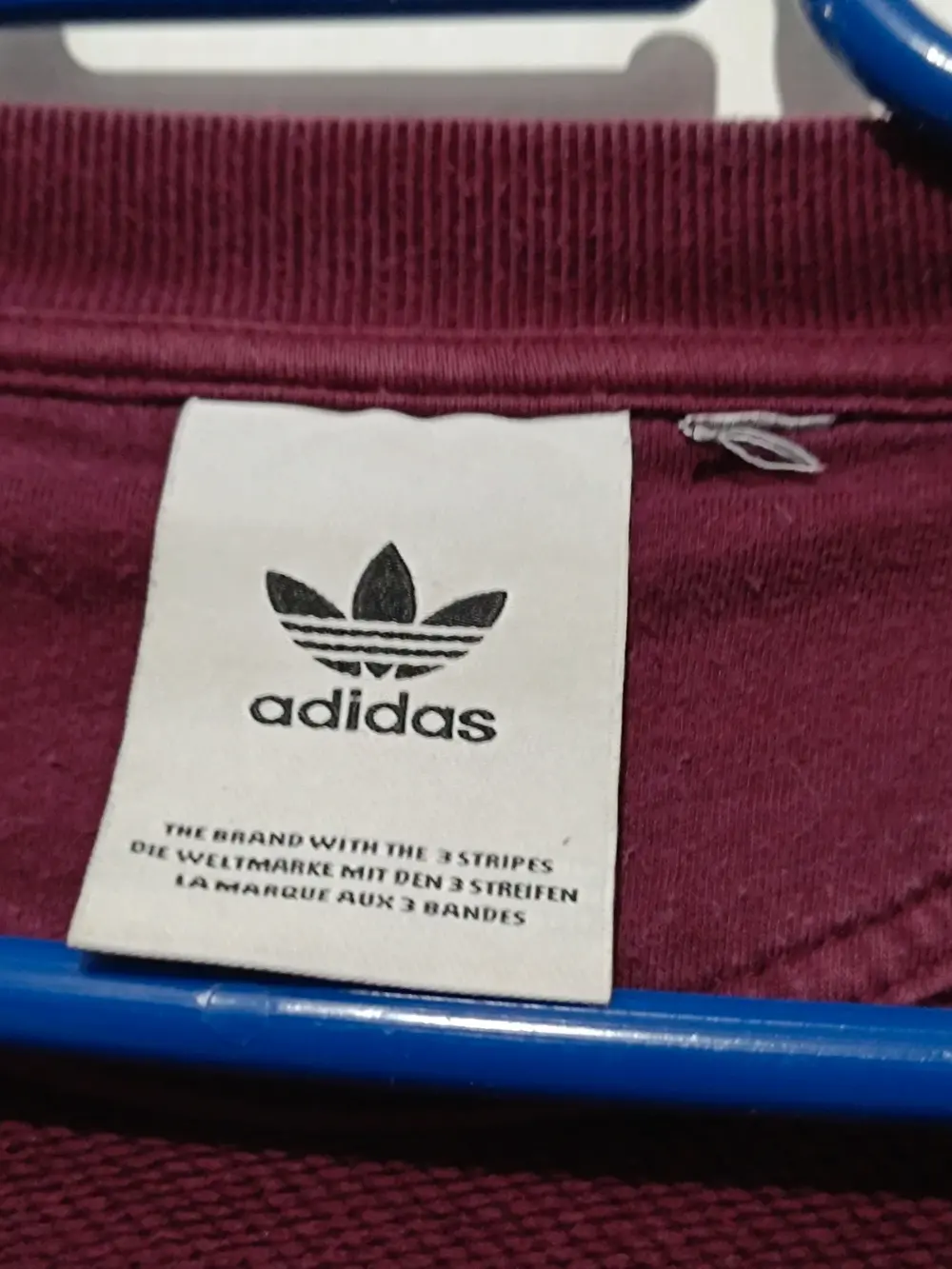 Jersey cuello redondo Adidas originals Crewneck outline talla M ver medidas, foto 5
