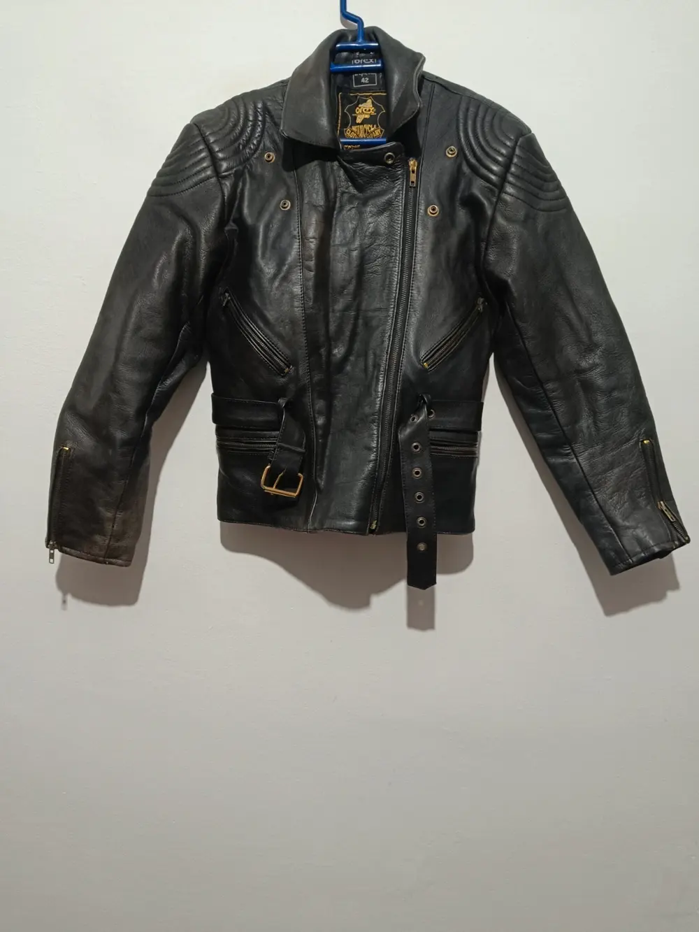 Chaqueta Moto cuero Orex talla 42 equivale para S ver medidas unisex