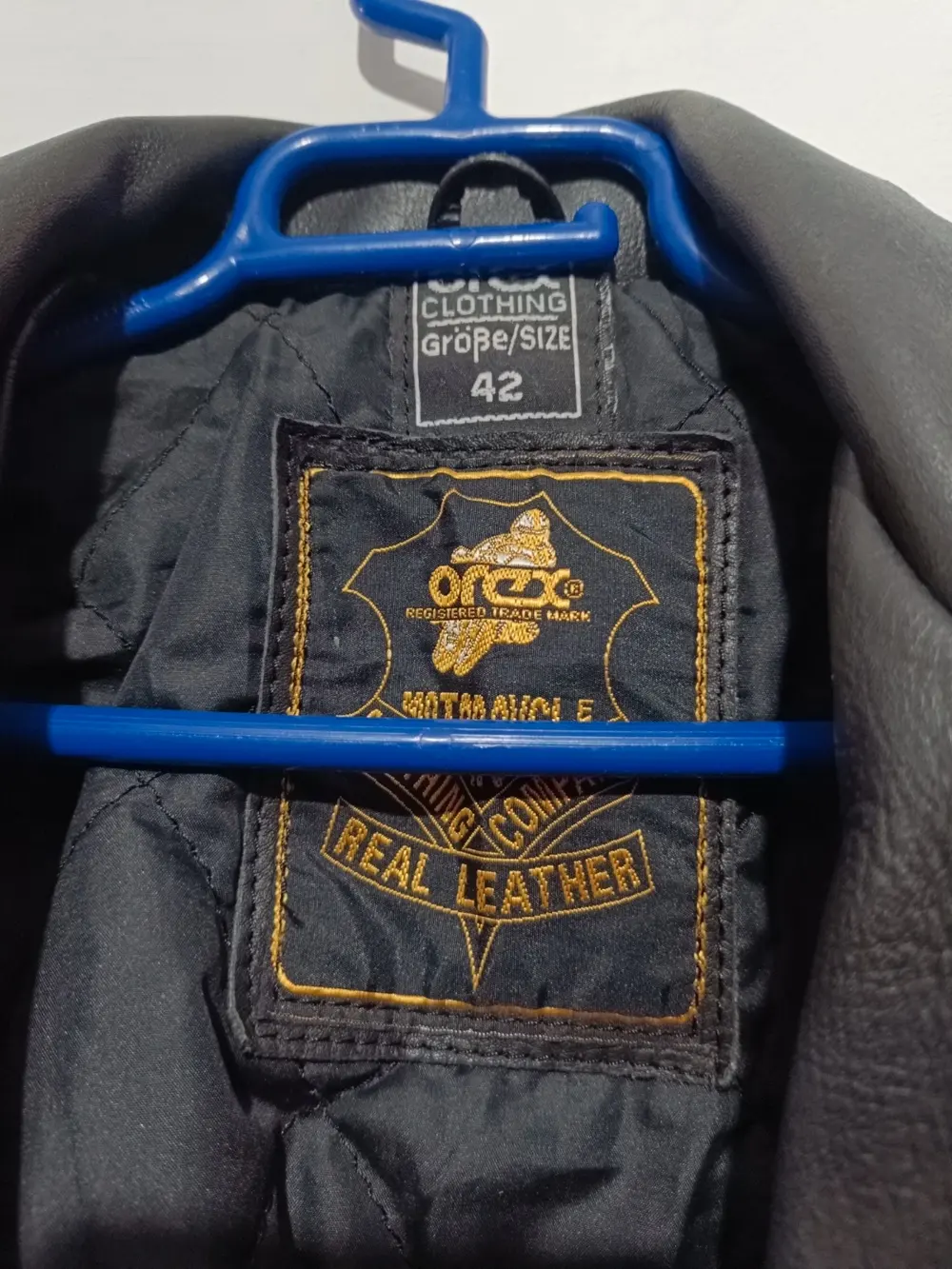 Chaqueta Moto cuero Orex talla 42 equivale para S ver medidas unisex, foto 5