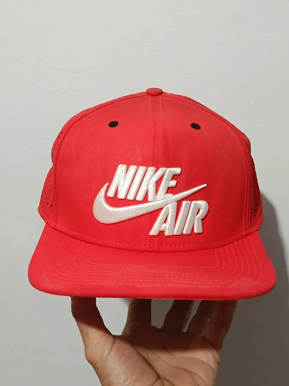 Gorra Nike Air dri fit roja pro perf talla única ajustable adulto unisex