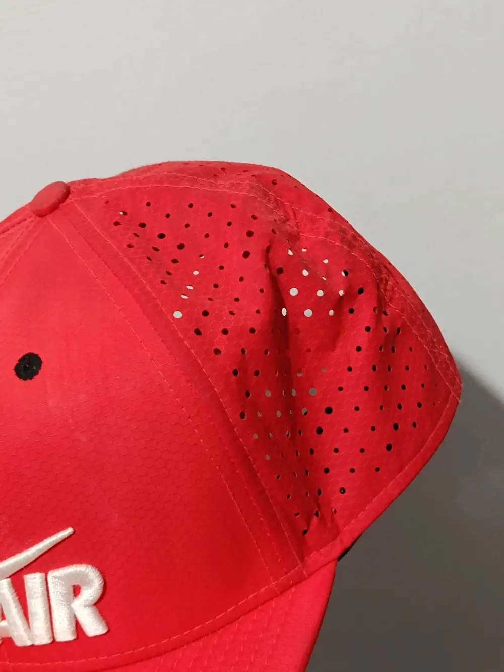 Gorra Nike Air dri fit roja pro perf talla única ajustable adulto unisex, foto 4