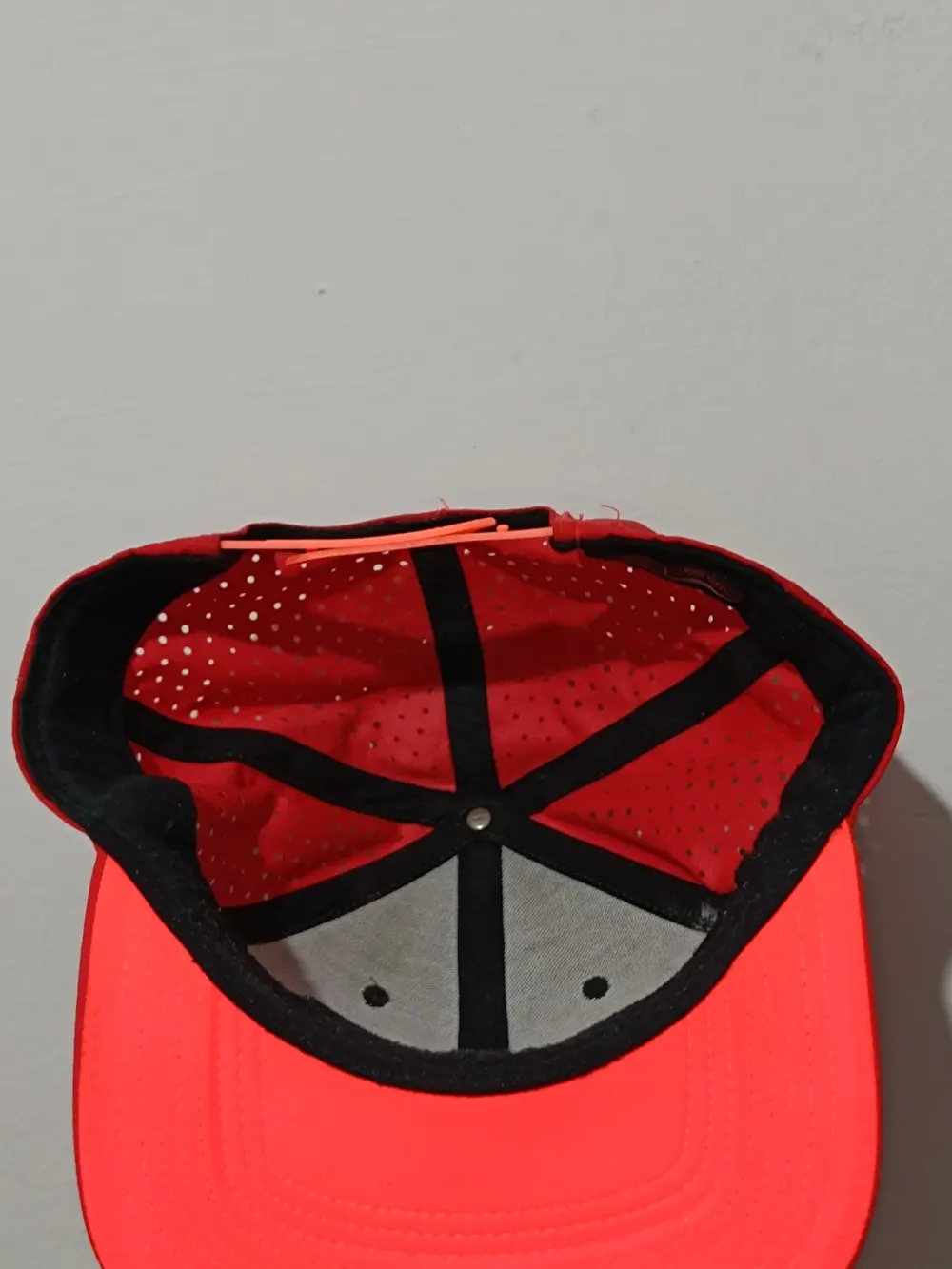Gorra Nike Air dri fit roja pro perf talla única ajustable adulto unisex, foto 5