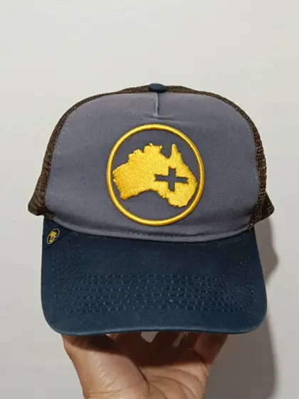 Gorra trucker Altonadock Born in Australia talla única ajustable adulto unisex