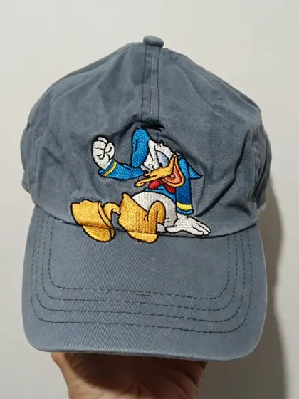 Gorra vintage Donald Duck Años 90 The Disney Store talla única ajustable adulto unisex