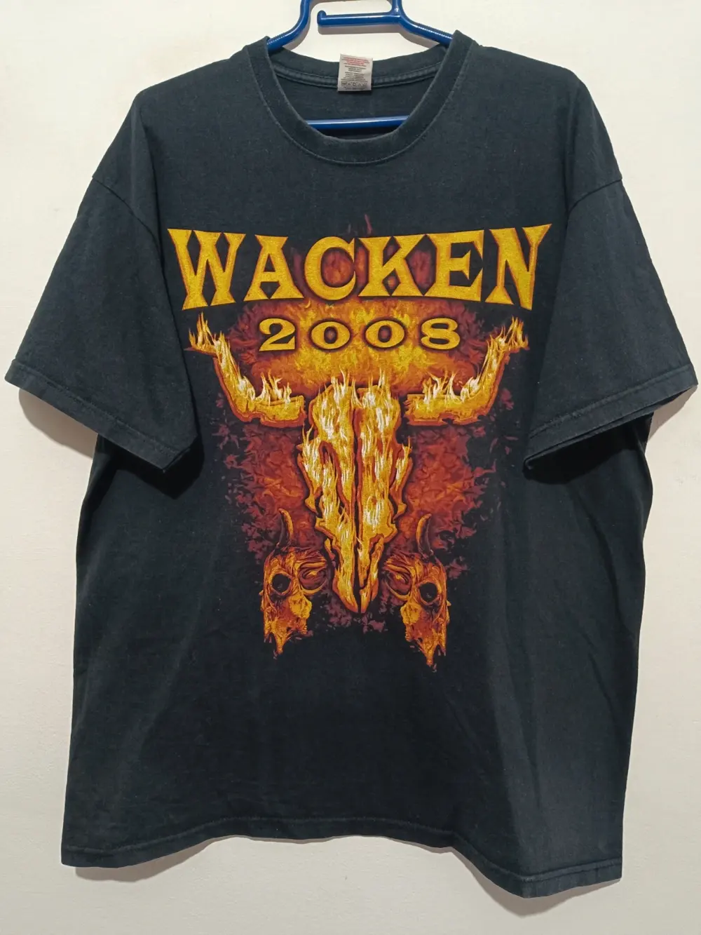 Camiseta vintage Metal Wacken open air 2008 talla XL