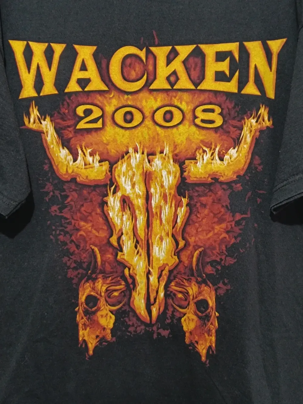 Camiseta vintage Metal Wacken open air 2008 talla XL, foto 4