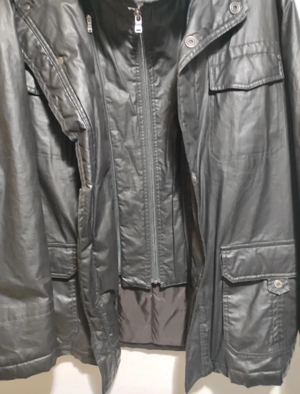 Cazadora cuero Florentino Sport talla unica sirve para XL*, foto 5