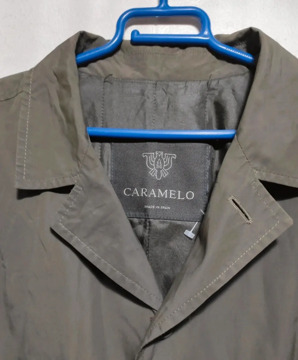 Gabardina Caramelo Leoni talla 54 ver medidas*, foto 3