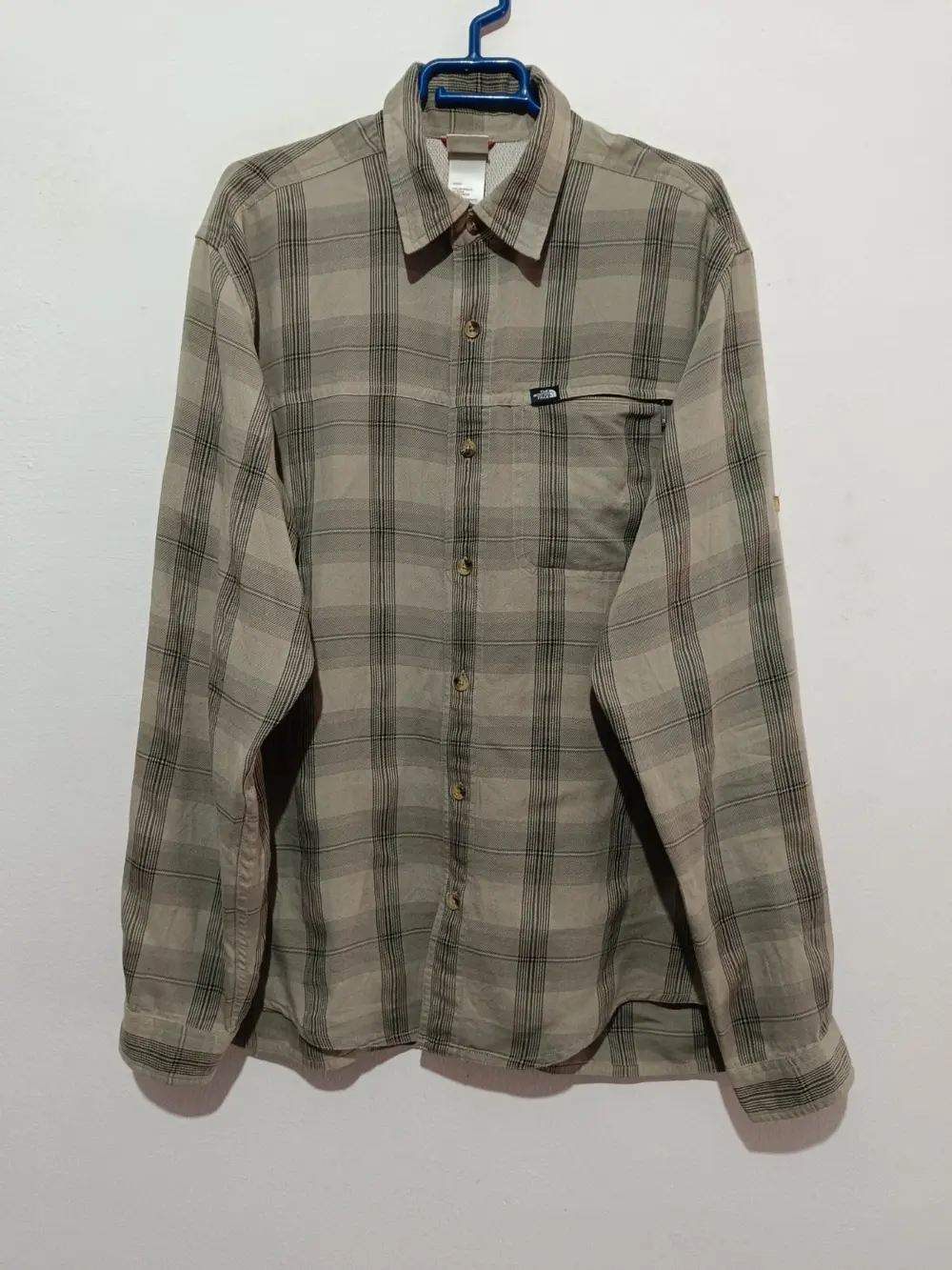 Camisa a cuadros manga larga Senderismo The North Face talla S