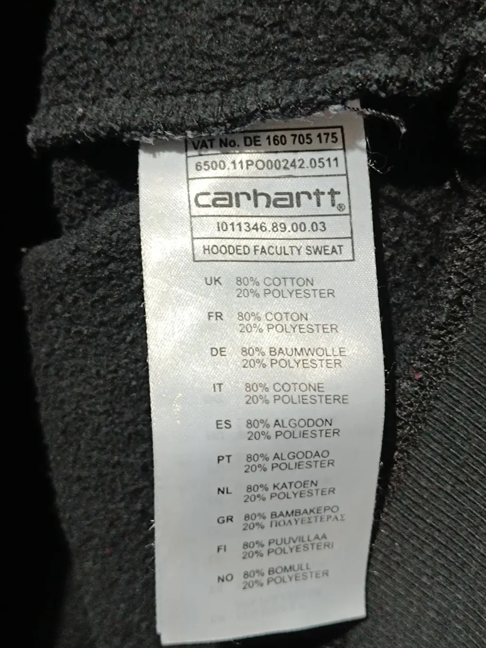 Sudadera con capucha Carhartt talla L, foto 4