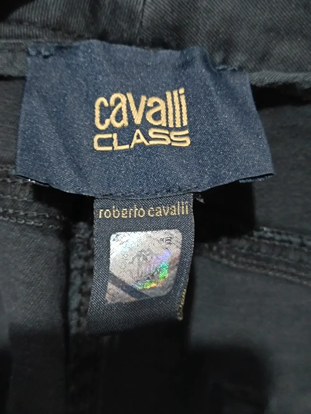 Pantalon negro vaquero Cavalli class talla 38 ver medidas, foto 5