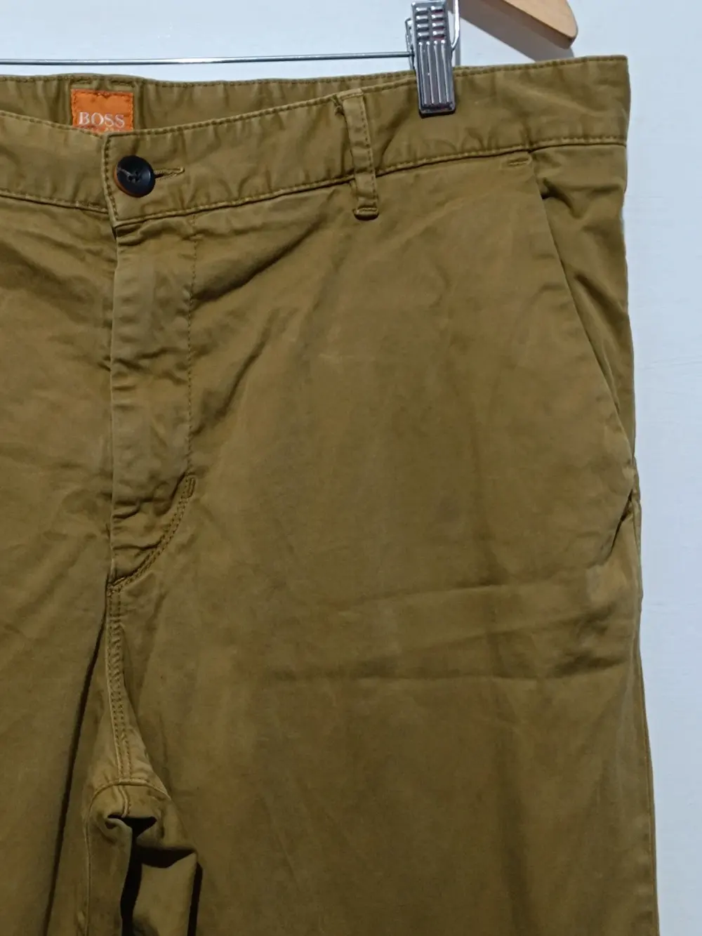 Pantalon chino mostaza Hugo Boss Tapered fit talla XL/XXL ver medidas, foto 4