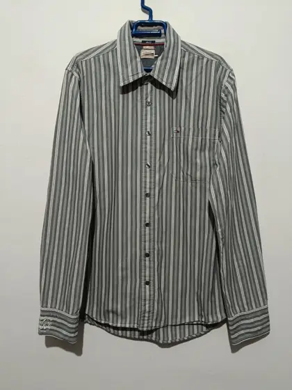 Camisa a rayas manga larga Hilfiger denim talla XXL
