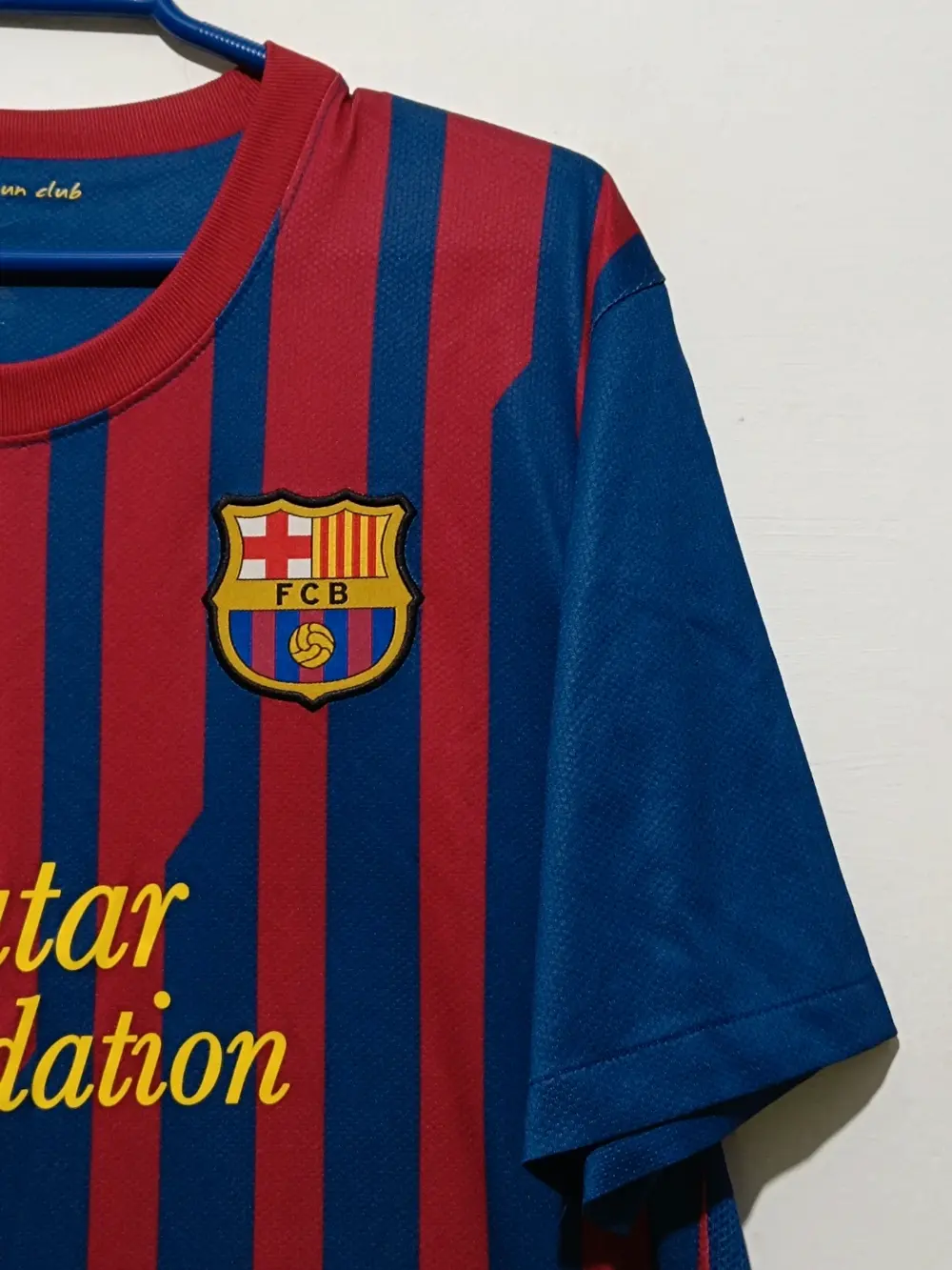 Camiseta vintage FC Barcelona temporada 2011/2012 Nike talla L, foto 4