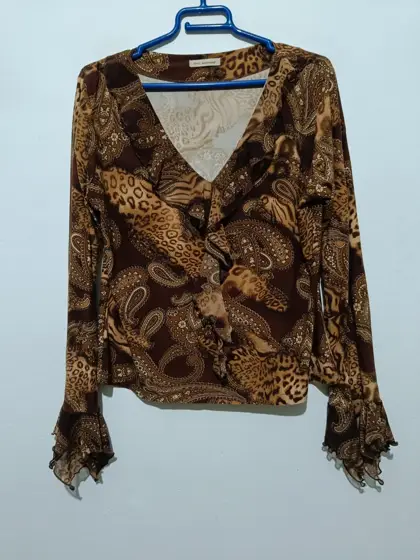 Blusa lazo vintage First womand talla 38 ver medidas