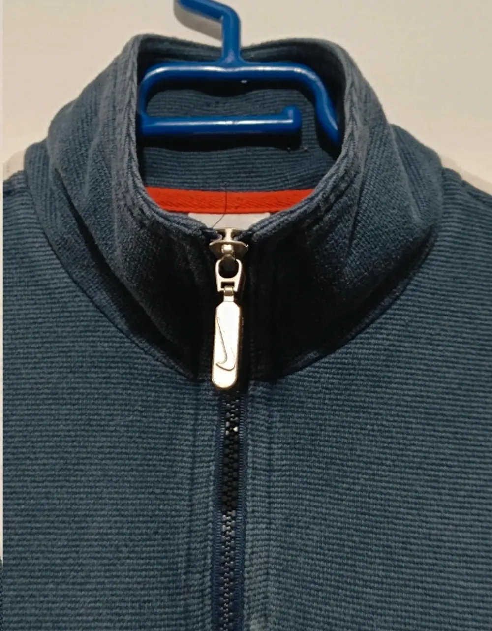 Sudadera Nike Navy cremallera 1/4 vintage 90s talla XS sirve para S ver medidas *, foto 4