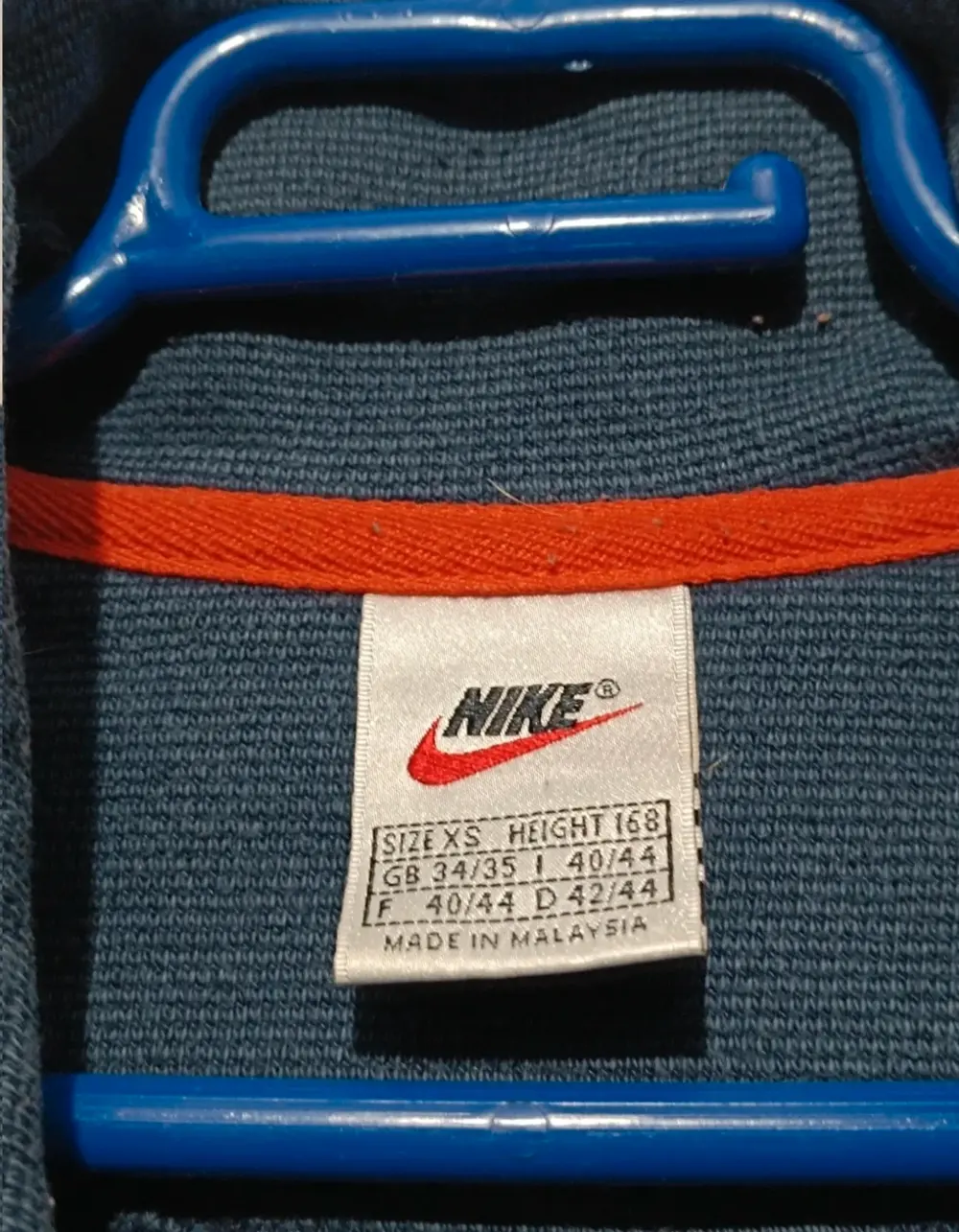 Sudadera Nike Navy cremallera 1/4 vintage 90s talla XS sirve para S ver medidas *, foto 5