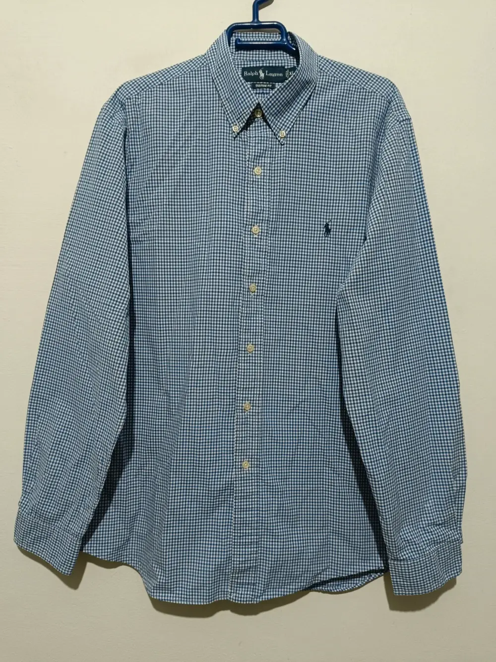 Camisa a cuadros manga larga Polo Ralph Lauren talla XL ver medidas