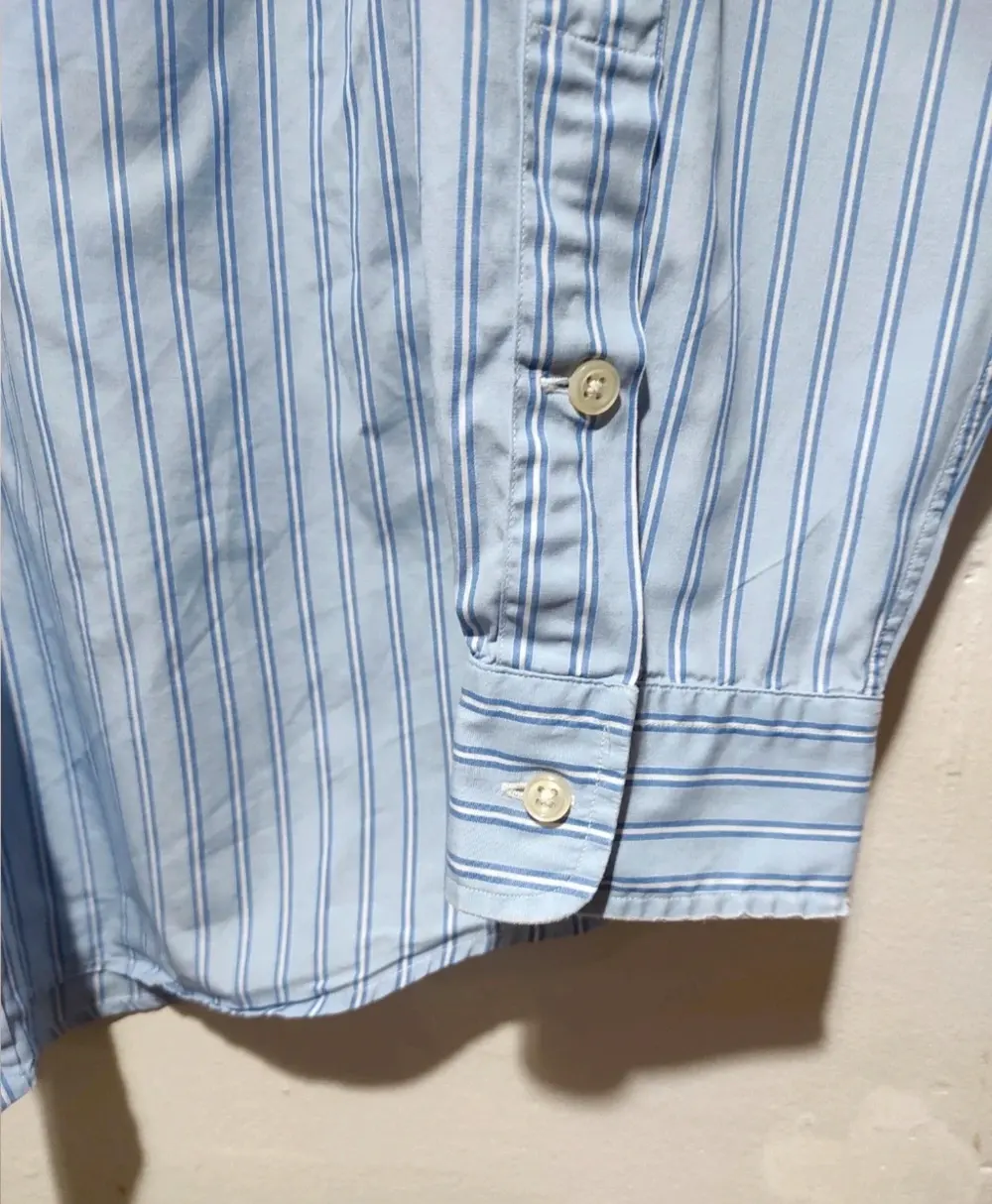 Camisa a rayas manga larga Polo Ralph Lauren talla M pero es mas una L/XL ver medidas*, foto 2